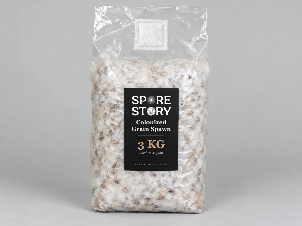 Sarılı Miselyum Poşeti 3 kg
